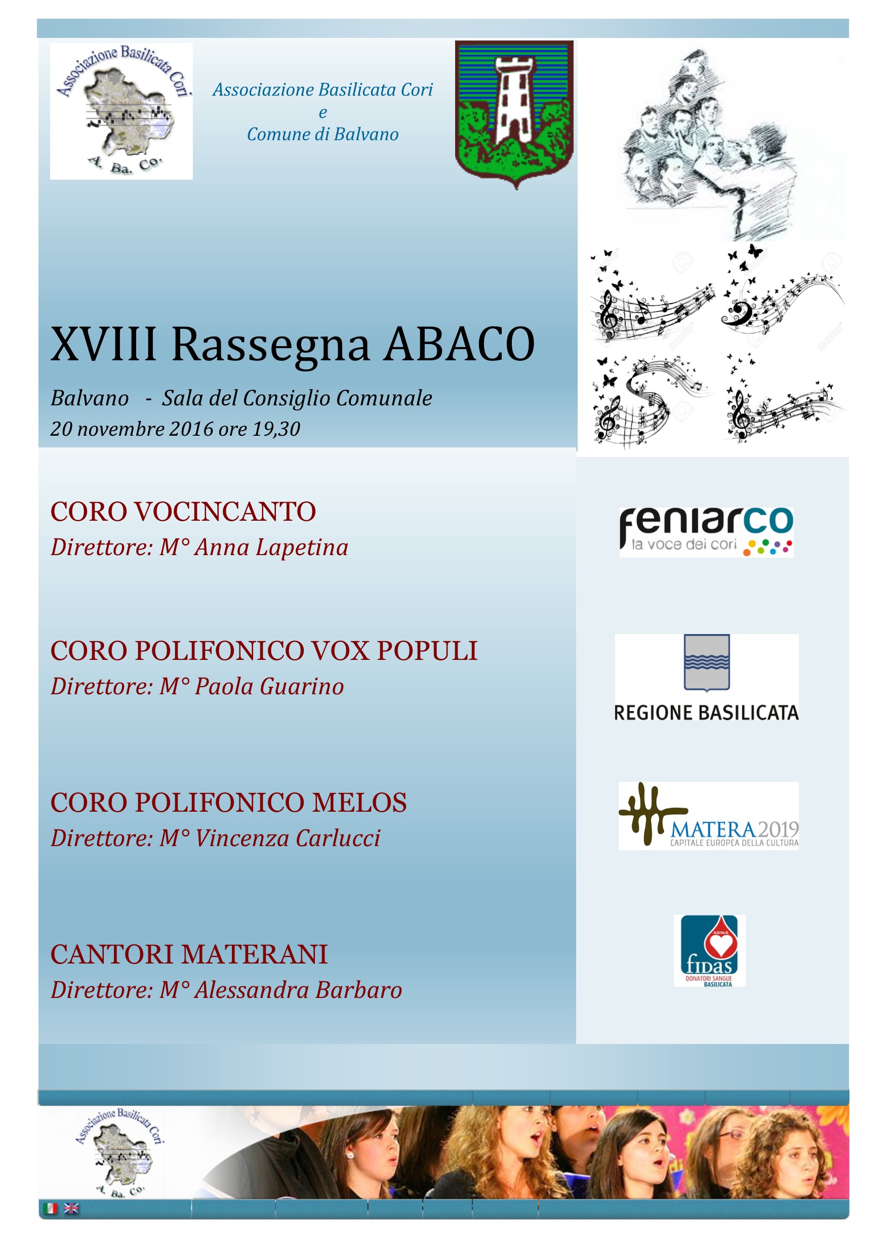 Locandina XVIII Rassegna Abaco